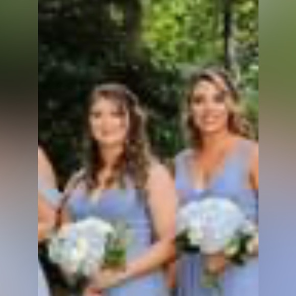 MAGGCIF Women's V Neck Chiffon Bridesmaid Dresses for Women - Picture 3 of 3